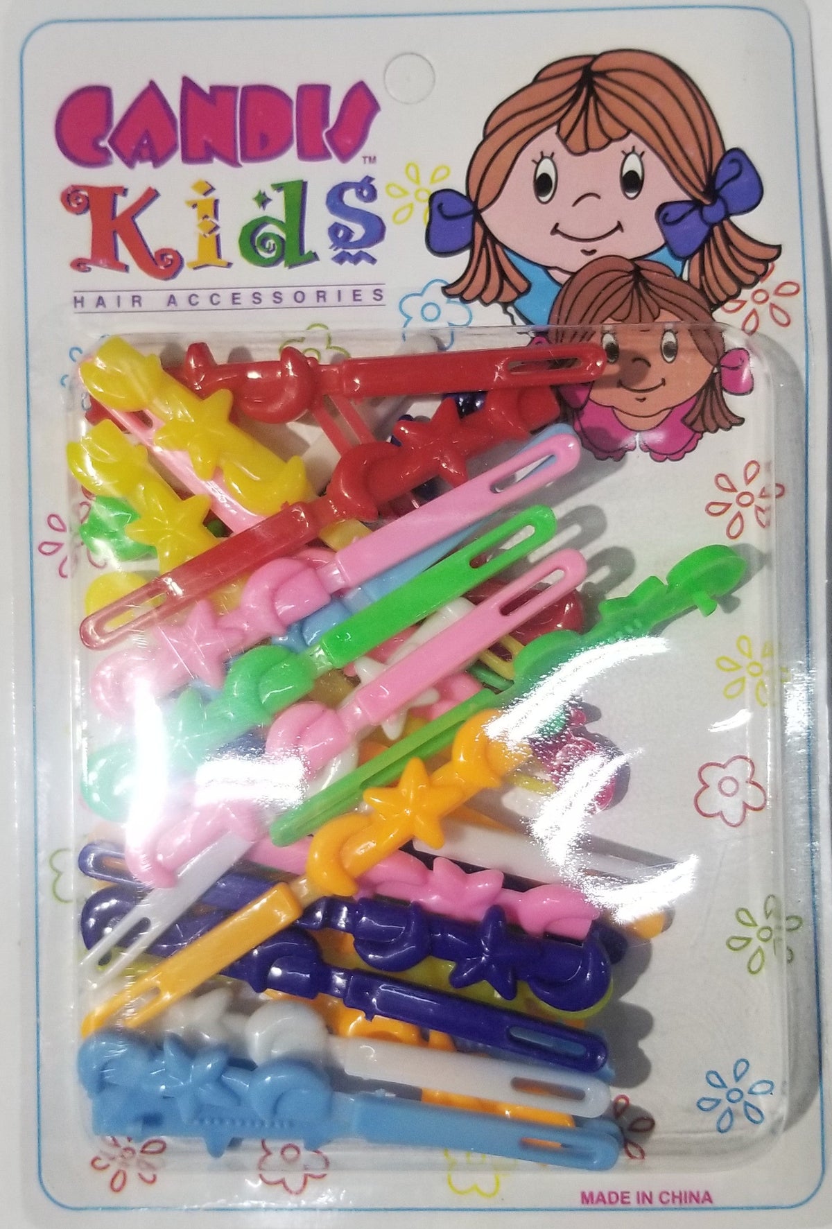 Candis Kids Hair Barrettes - Moon & Stars Assorted #BRT12612