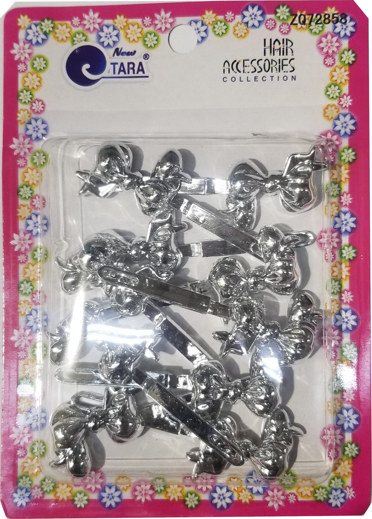Tara Barrettes - Ribbons Silver #ZQ72858