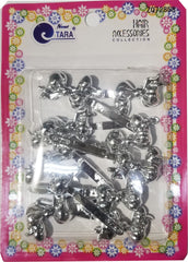 Tara Barrettes - Ribbons Silver #ZQ72858