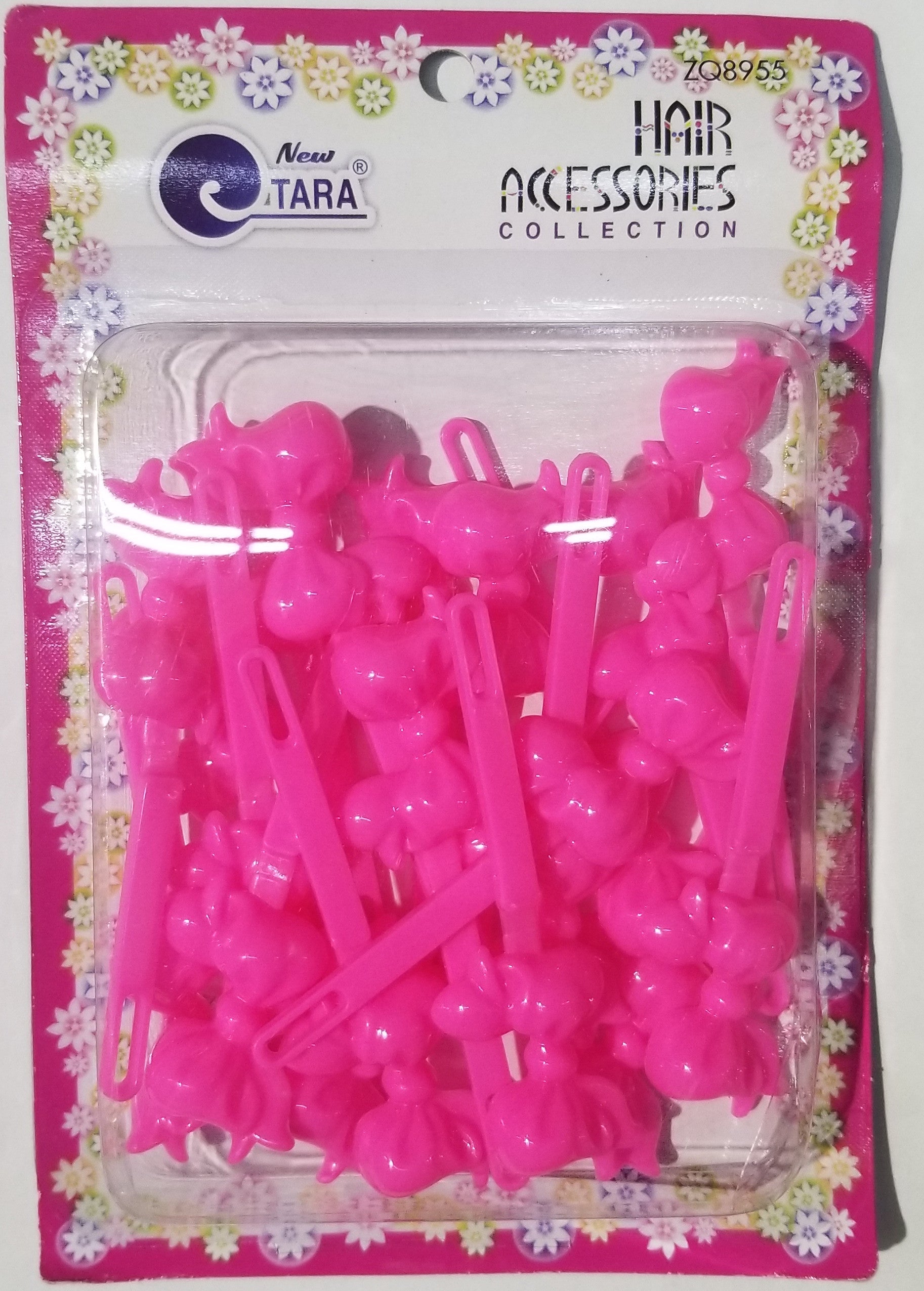 Tara Barrettes - Ribbons Pink #BRT08955