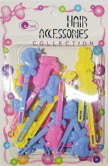 Tara Barrettes - Assorted Shapes Pastel Mix #ZQ08887