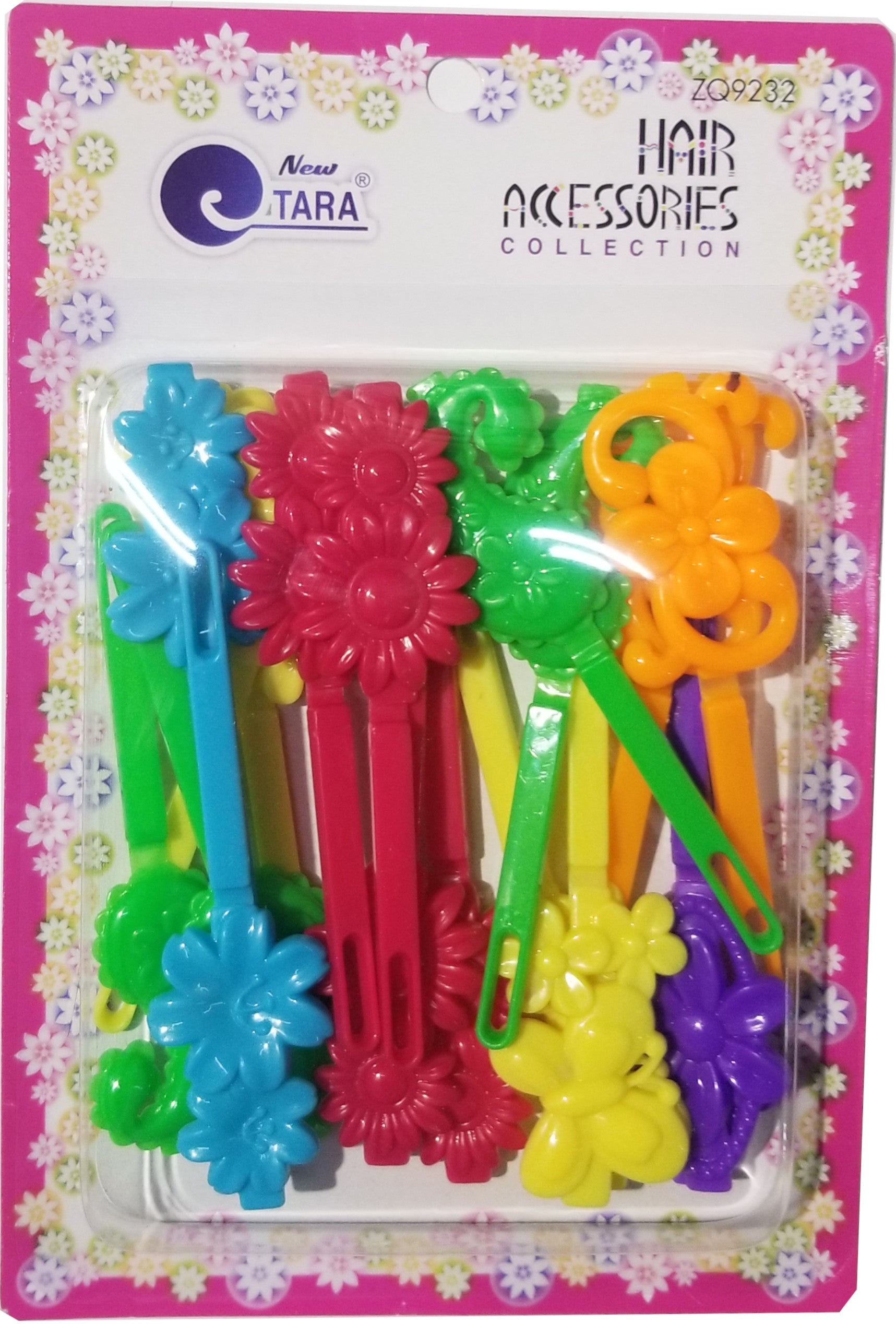 Tara Hair Barrettes - Flowers Assorted Mix #ZQ9232