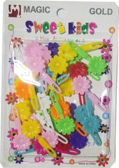 Sweet Kids Hair Barrettes - Small Daisy Assorted Mix #5096AS