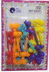 Tara Hair Barrettes - Ribbons Assorted Mix #ZQ7562