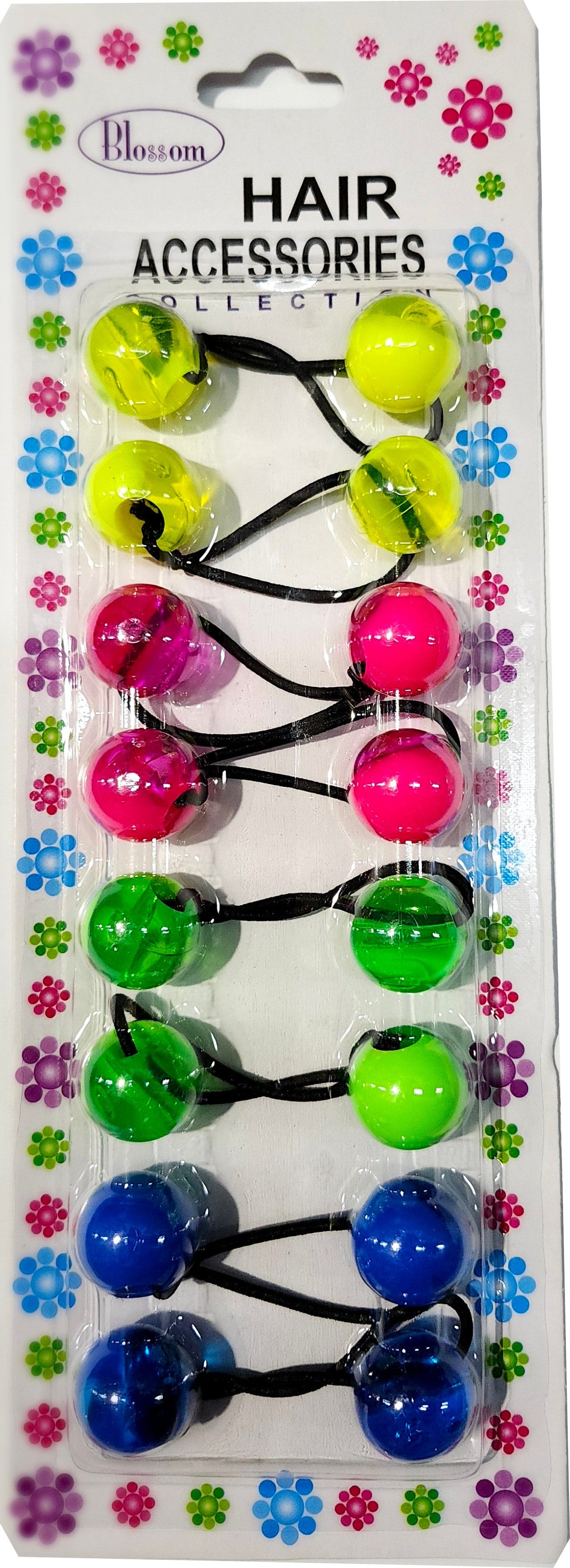 Blossom Hair Baubles - Neon Assorted #PPP09-09