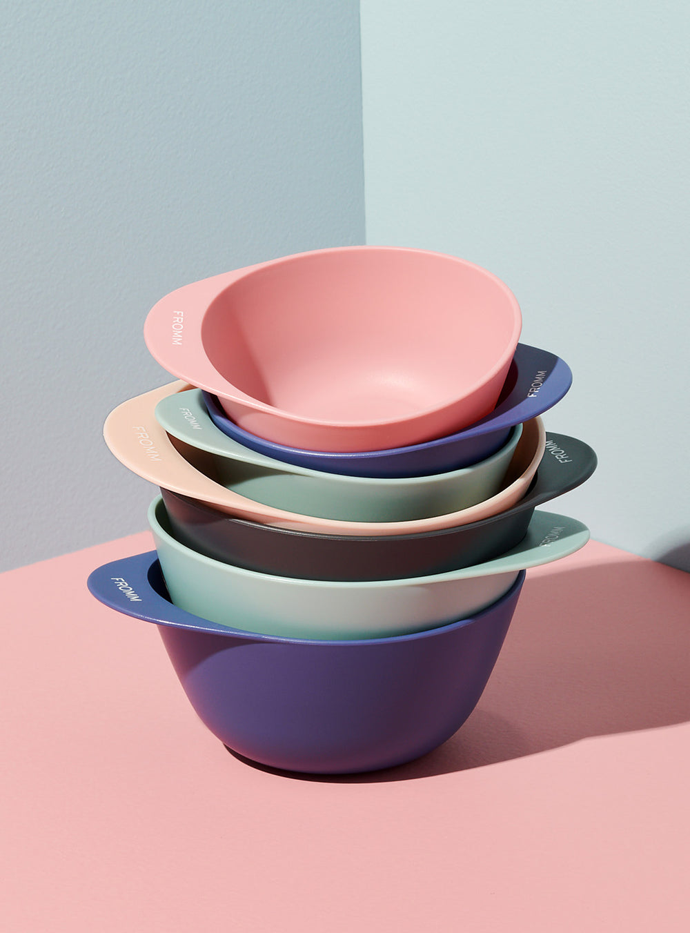 FROMM Large Color Mixing Bowl Set 16oz - 3 Pack