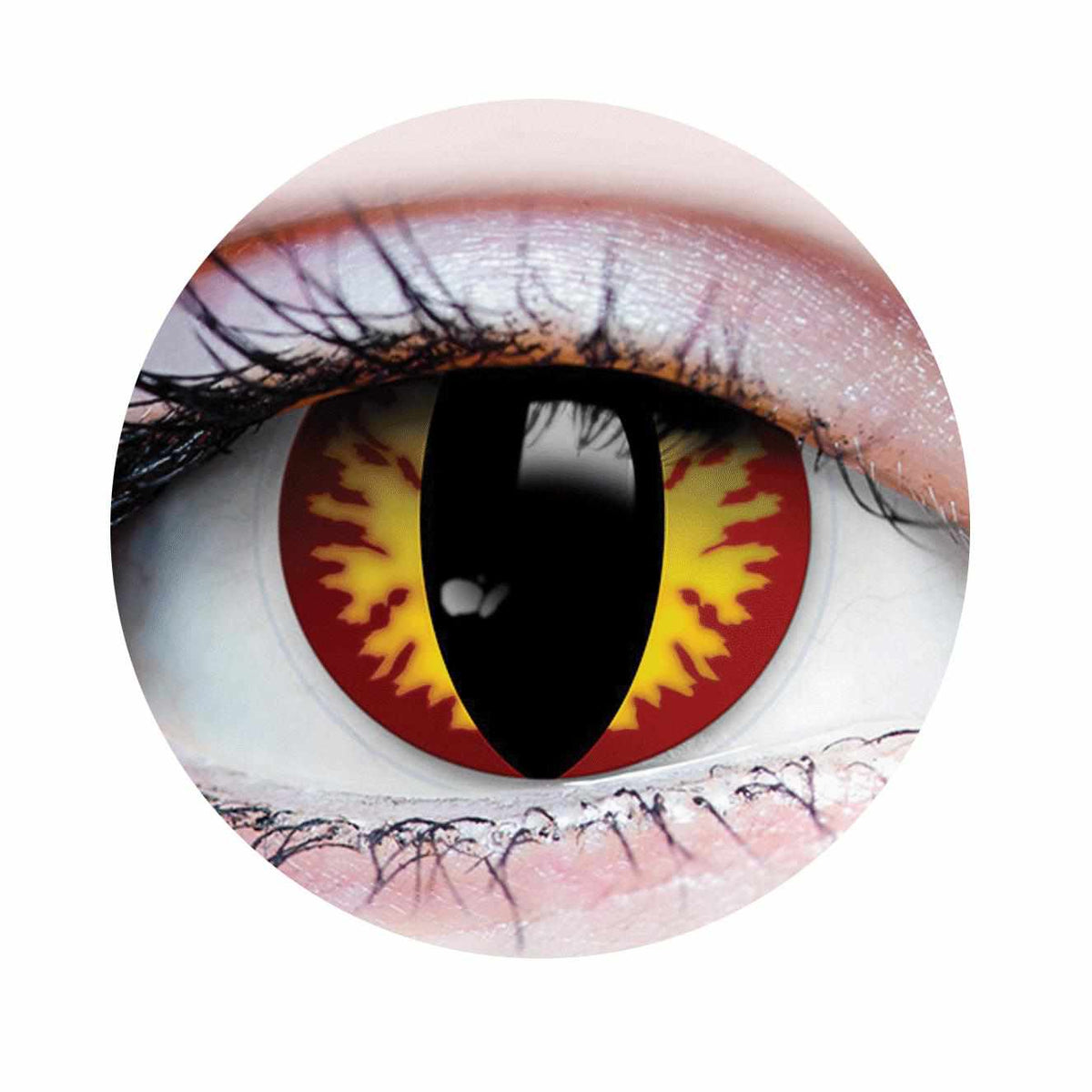 PRIMAL ® Dragon - Red Reptile Colored Contact lenses