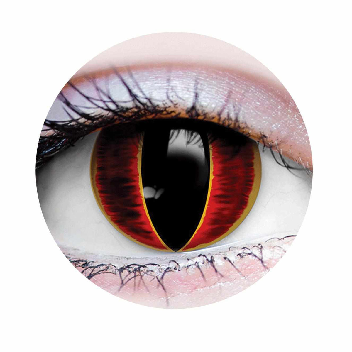PRIMAL ® Sauron - Red Cosplay Colored Contact Lenses