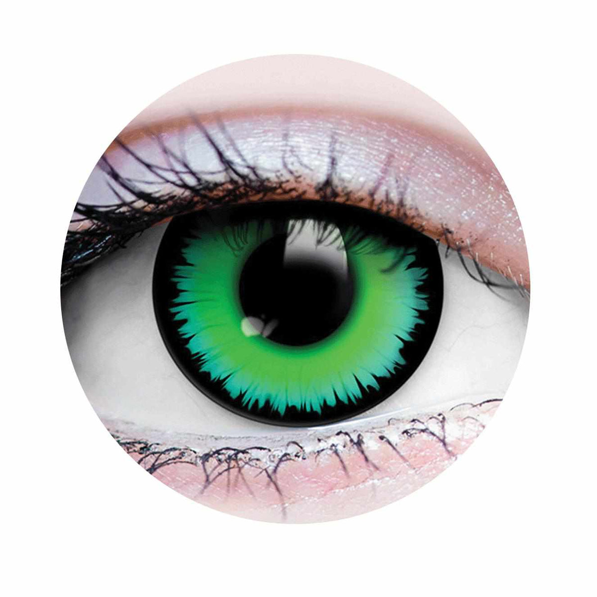 PRIMAL ® Werewolf I - Green Colored Contact Lenses