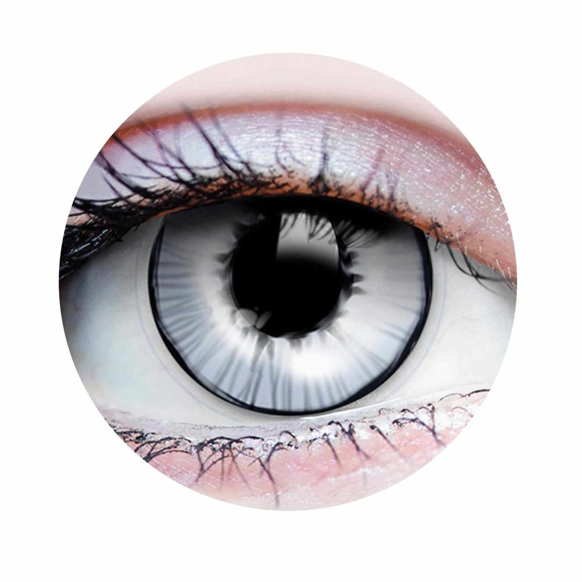 PRIMAL ® Ghost - Grey Colored Contact lenses