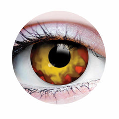 PRIMAL ® Walking Dead I - Yellow & Red Colored Contact Lenses