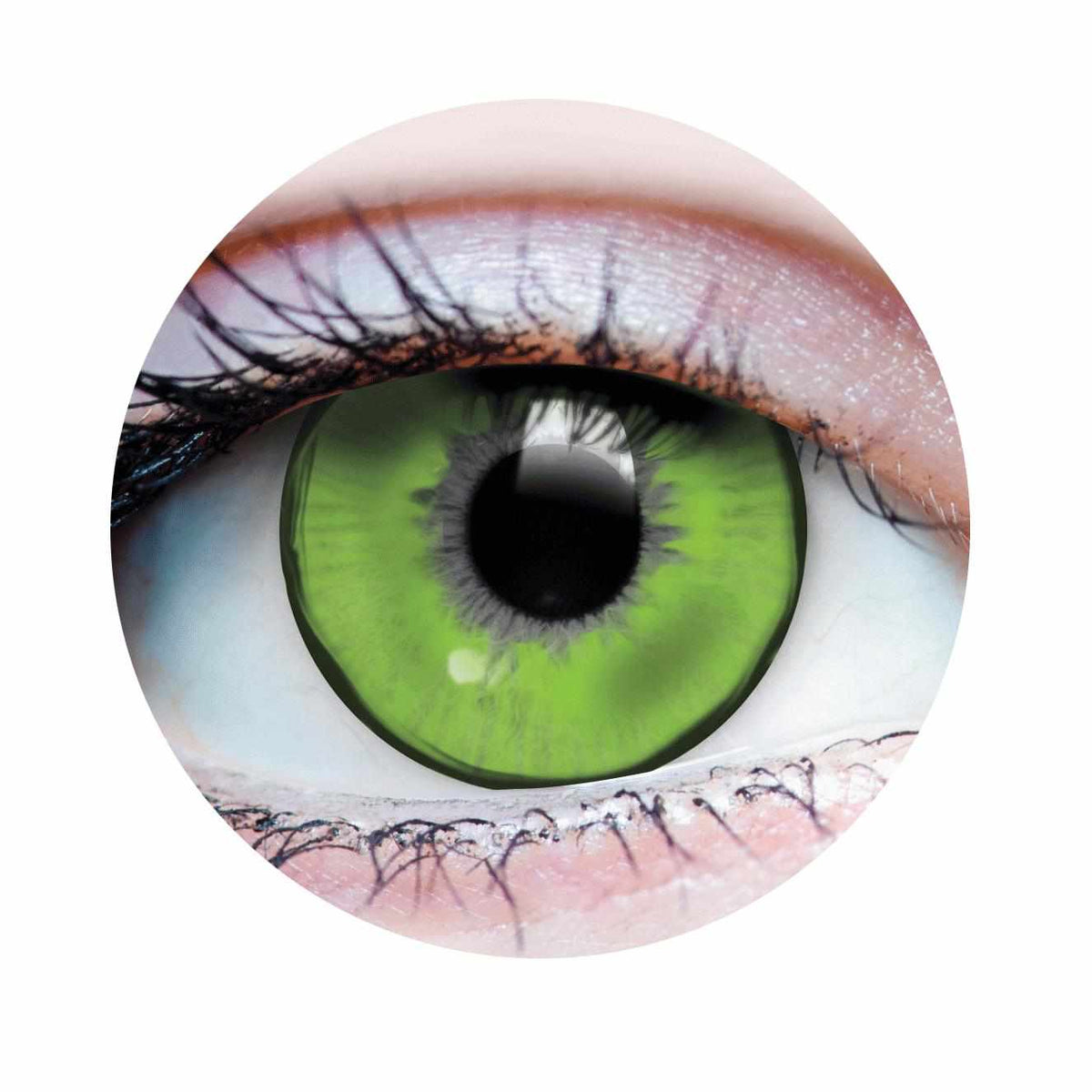 PRIMAL ® Lizard King - Green Colored Contact lenses