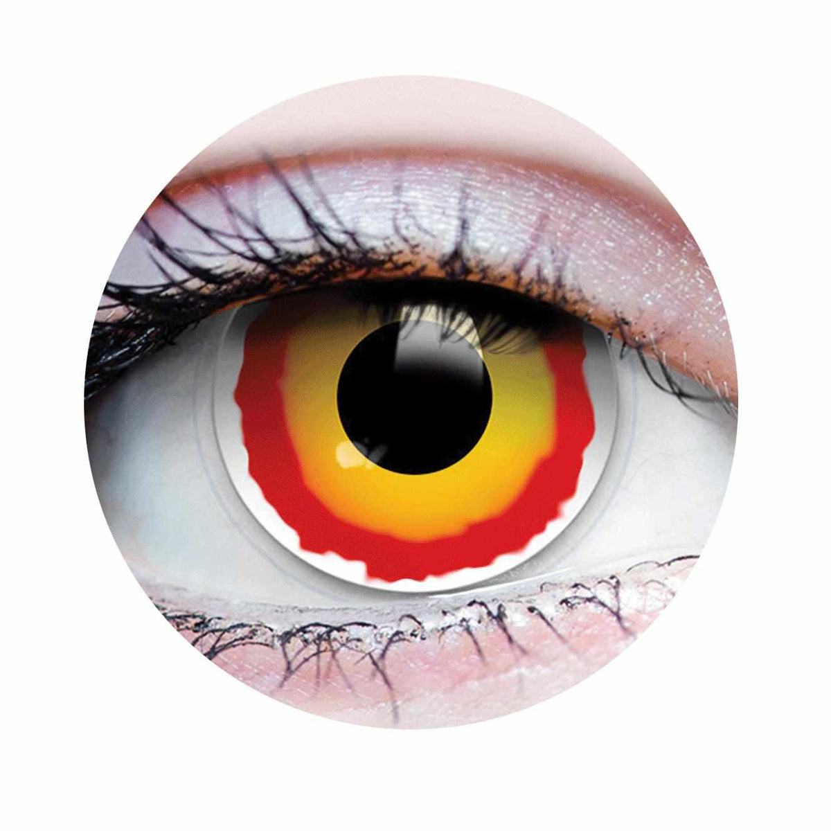 PRIMAL ® Sith - Red & Yellow Colored contact lenses