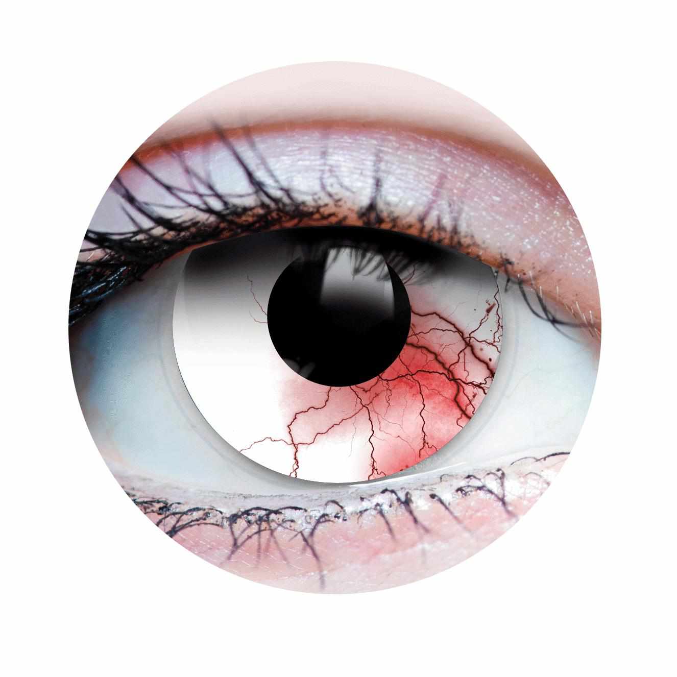 PRIMAL ® Undead  - White Colored contact lenses