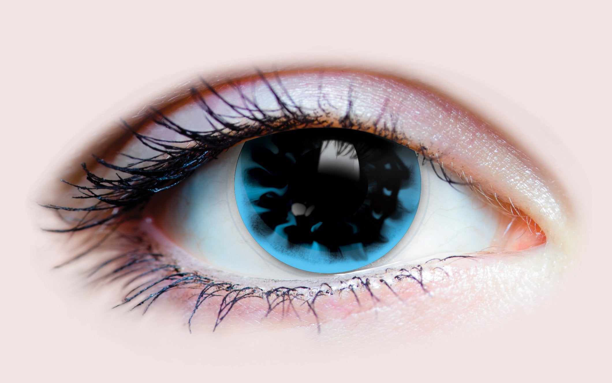 PRIMAL ® Loki - Black & Blue Colored Contact lenses