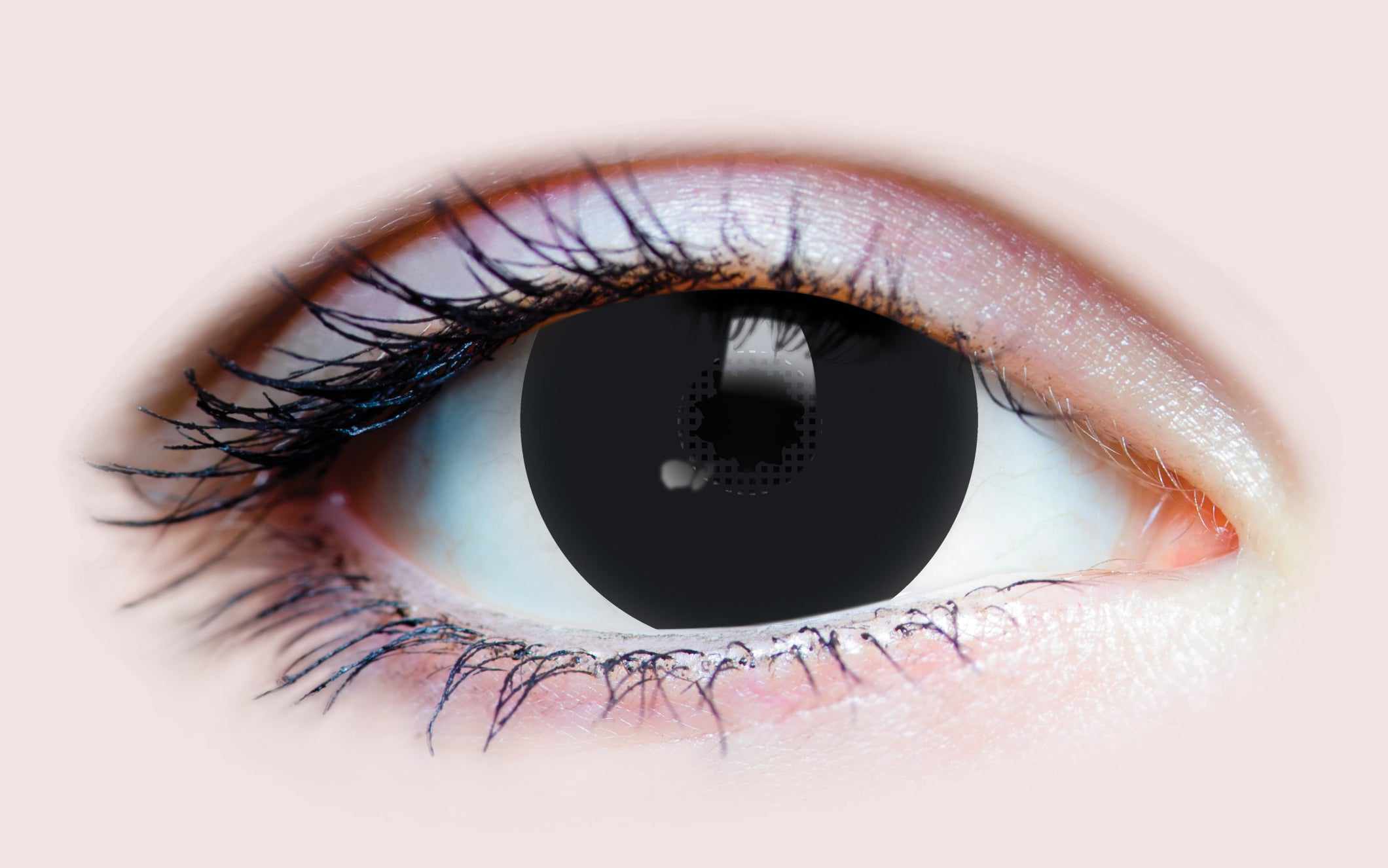 PRIMAL ® Black Mini Sclera - Colored Contact Lenses