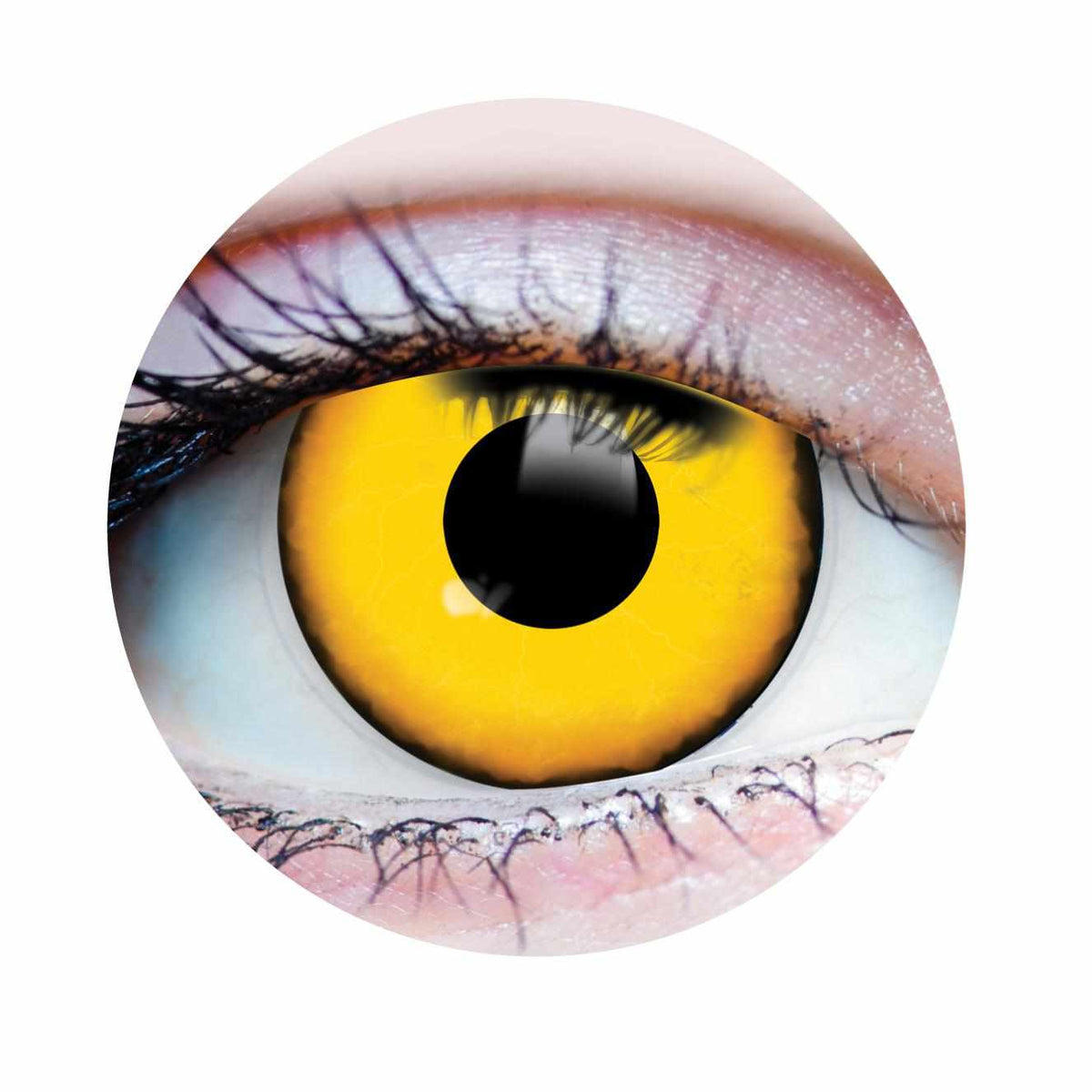 PRIMAL ® Villain - Yellow Colored Contact Lenses