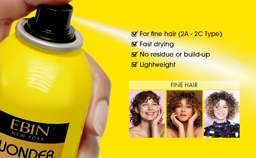 EBIN Wonder Ponytail Bond Freeze Spray - Mega Hold