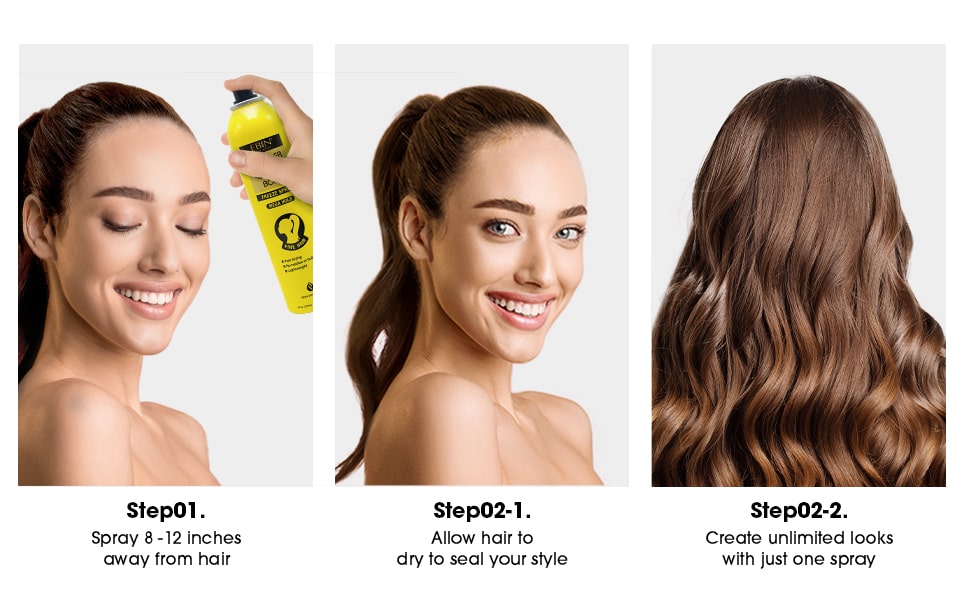 EBIN Wonder Ponytail Bond Freeze Spray - Mega Hold