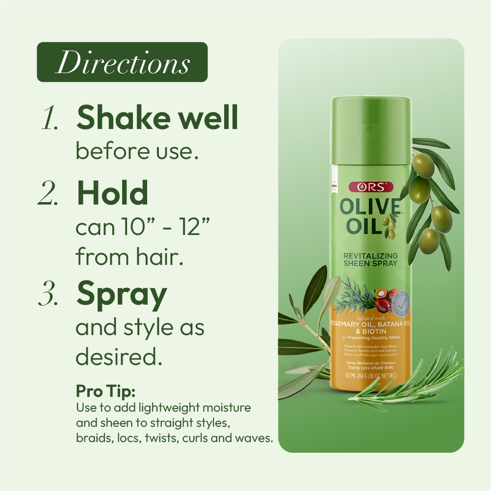 ORS Olive Oil Revitalizing Sheen Spray w/ Rosemary & Batana Oil