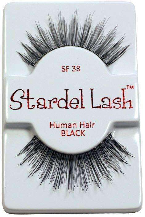 Stardel Lash 100% Human Hair Lashes - SF 38 Black