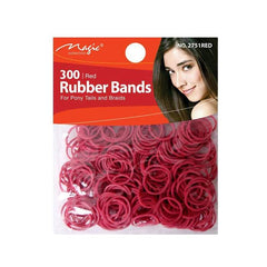 Magic Collection Rubber Bands Red 300pcs