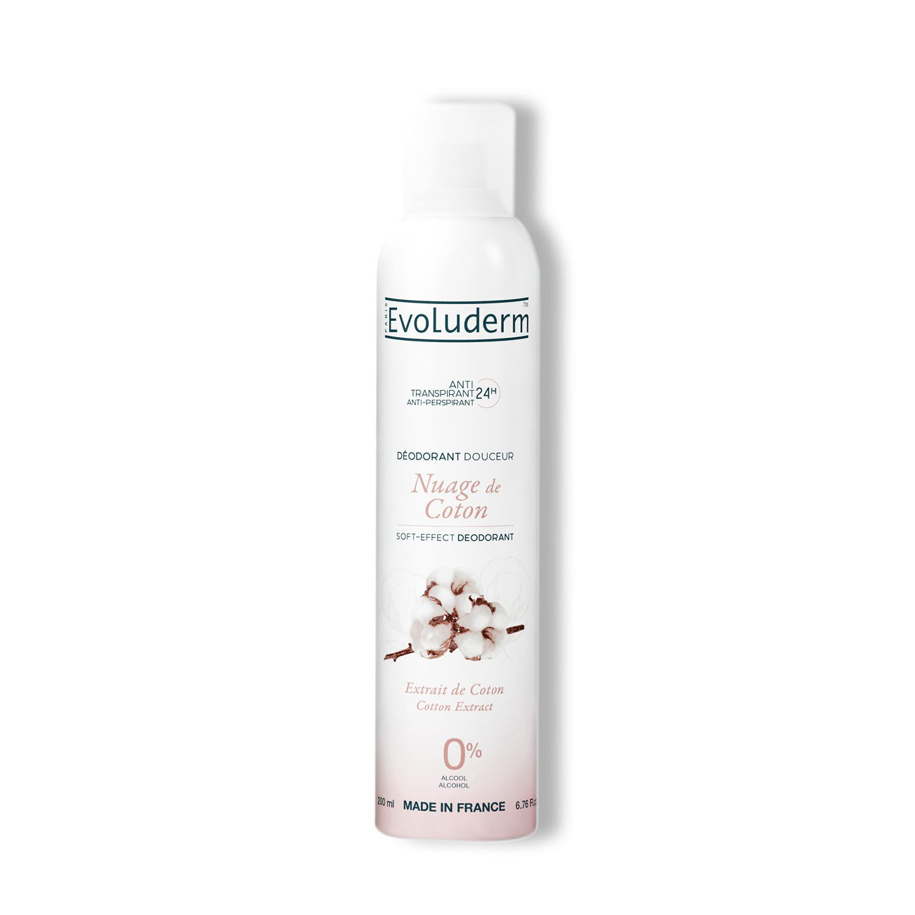 Evoluderm EVOLUDERM® DÉODORANT NUAGE de COTON - Authentic Skincare Treatment