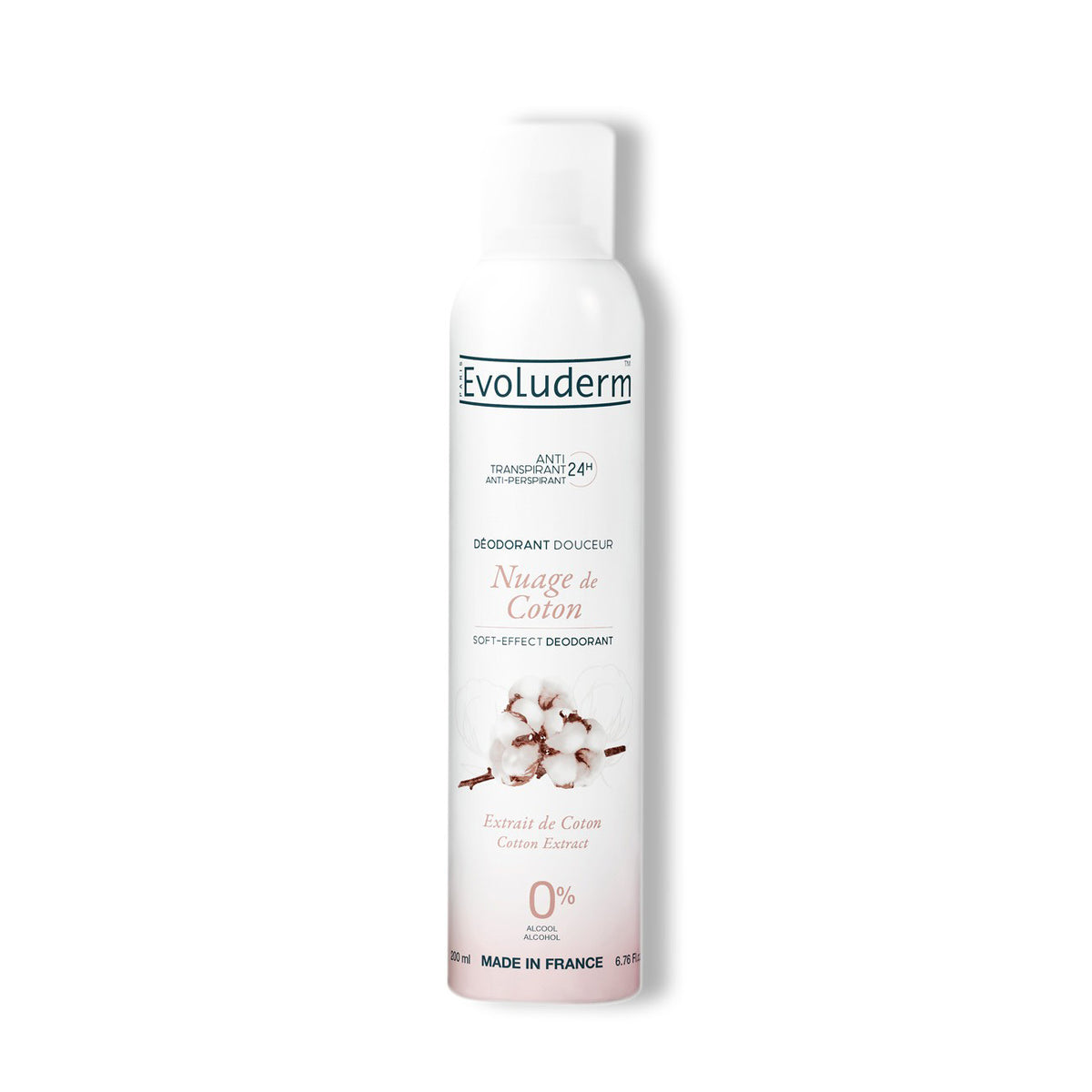 Evoluderm EVOLUDERM® DÉODORANT NUAGE de COTON - Authentic Skincare Treatment