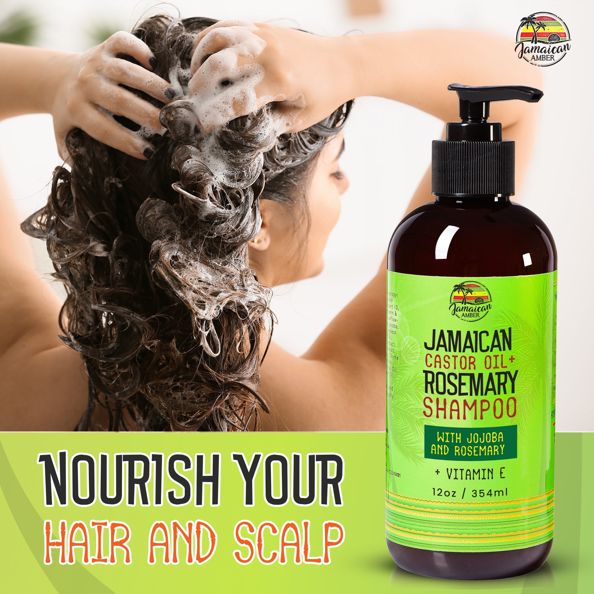 Jamaican Amber Romero Shampoo 12oz
