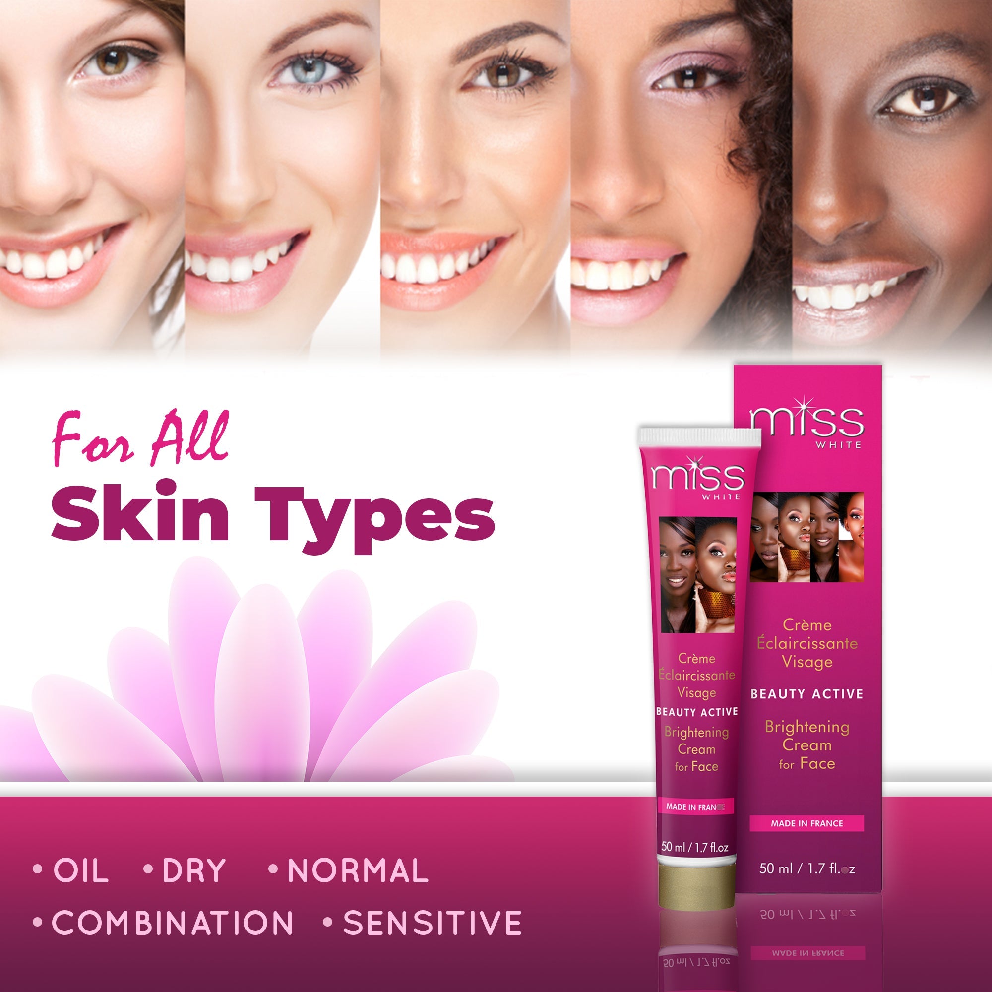 Fair and White Miss White Beauty Brightening Cream 50ml