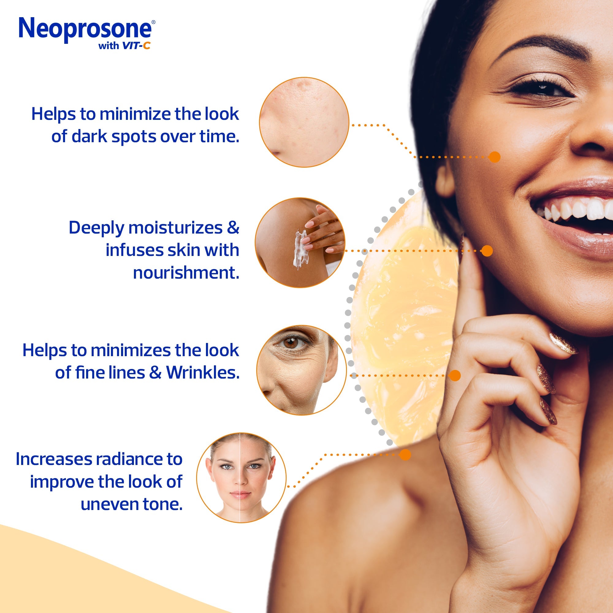 Neoprosone Brightening Body Lotion w/ Vitamin "C" (with pump) 500ml
