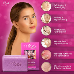 Fair and White Miss White Beauty Exfoliating Soap 200gr