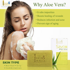 Fair and White Aloe Vera Exfoliating Soap 200gr