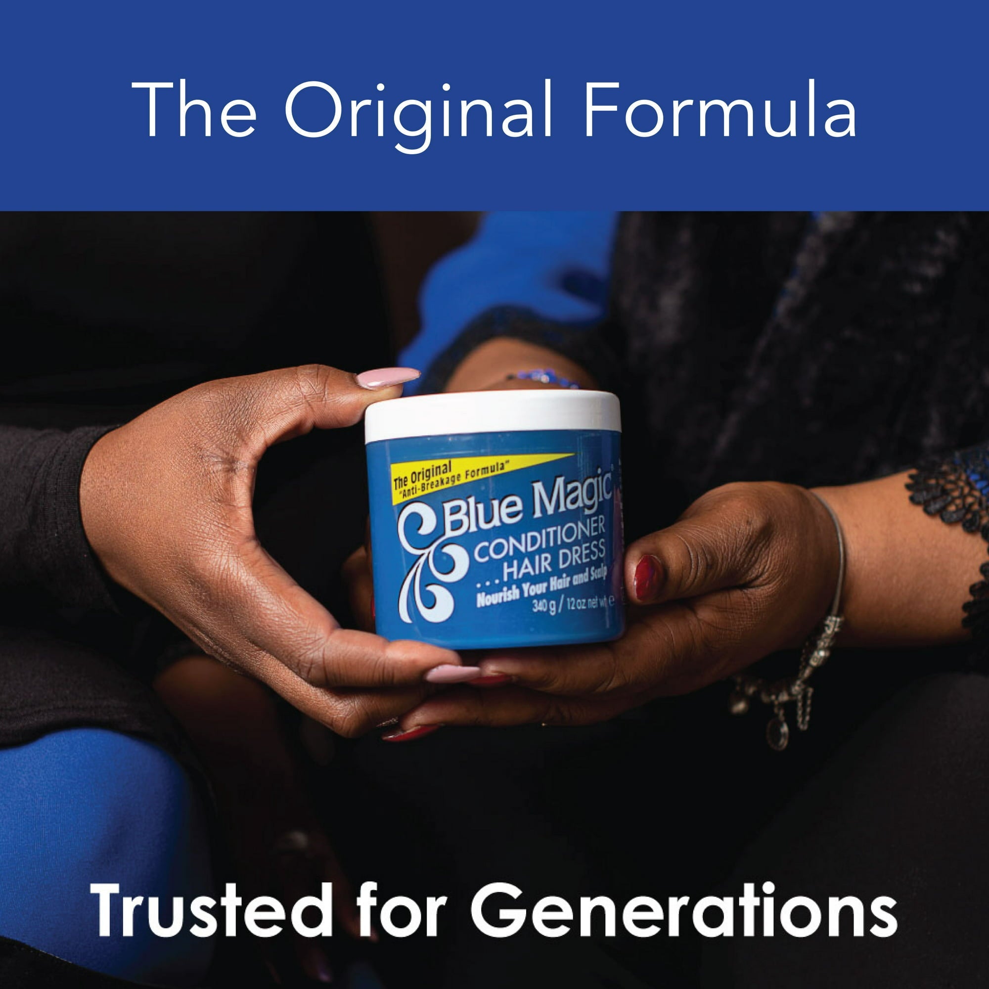 Blue Magic Nourishing Anti-Breakage Daily Conditioner Hair Dress 12oz