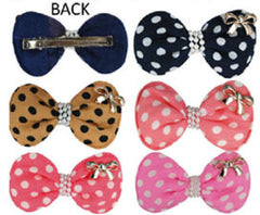 Plush Cotton Stuffed Hair Clips - Assorted #3007