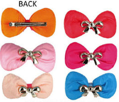 Plush Cotton Stuffed Hair Clips - Assorted #3010