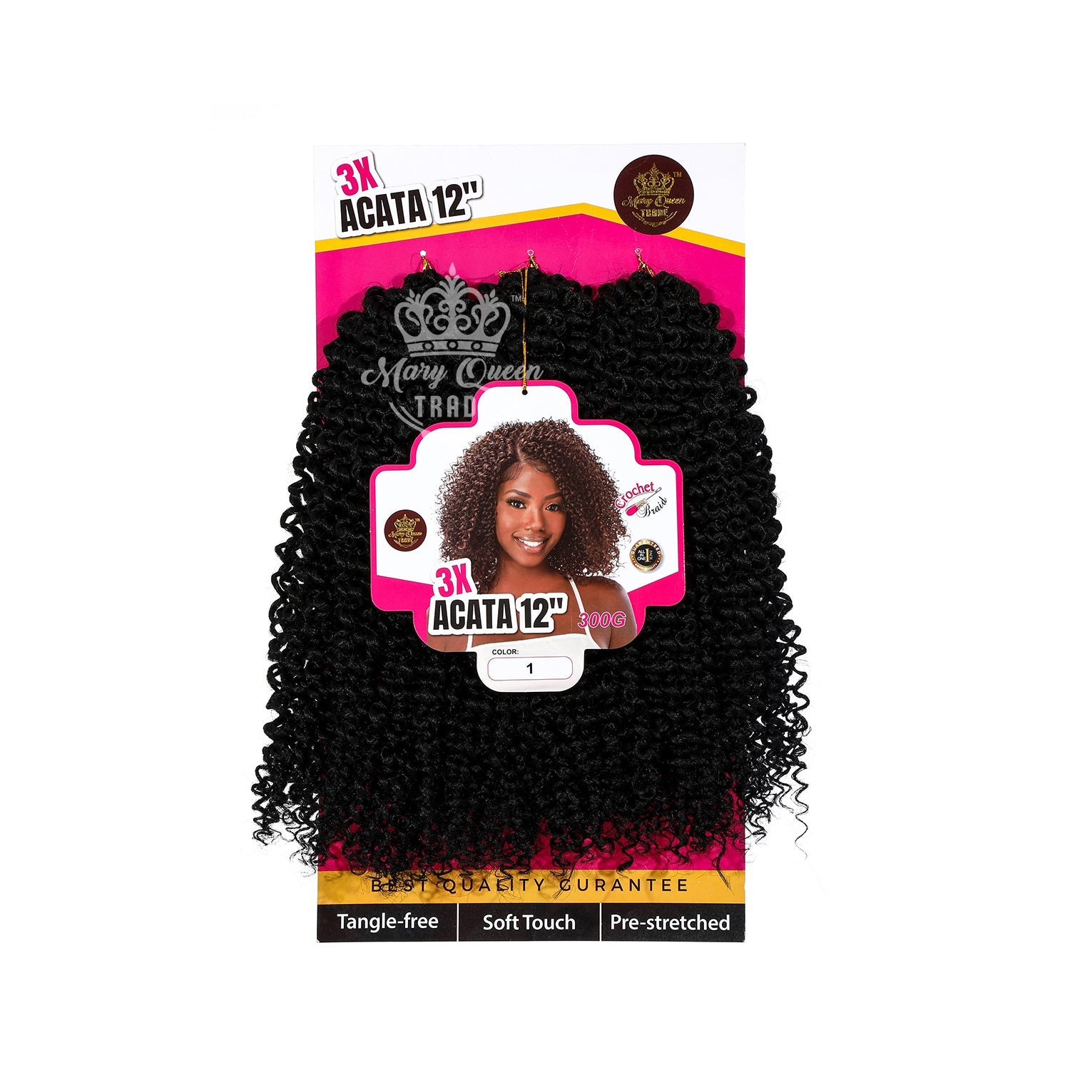 3X Acata Crochet Braids 12"