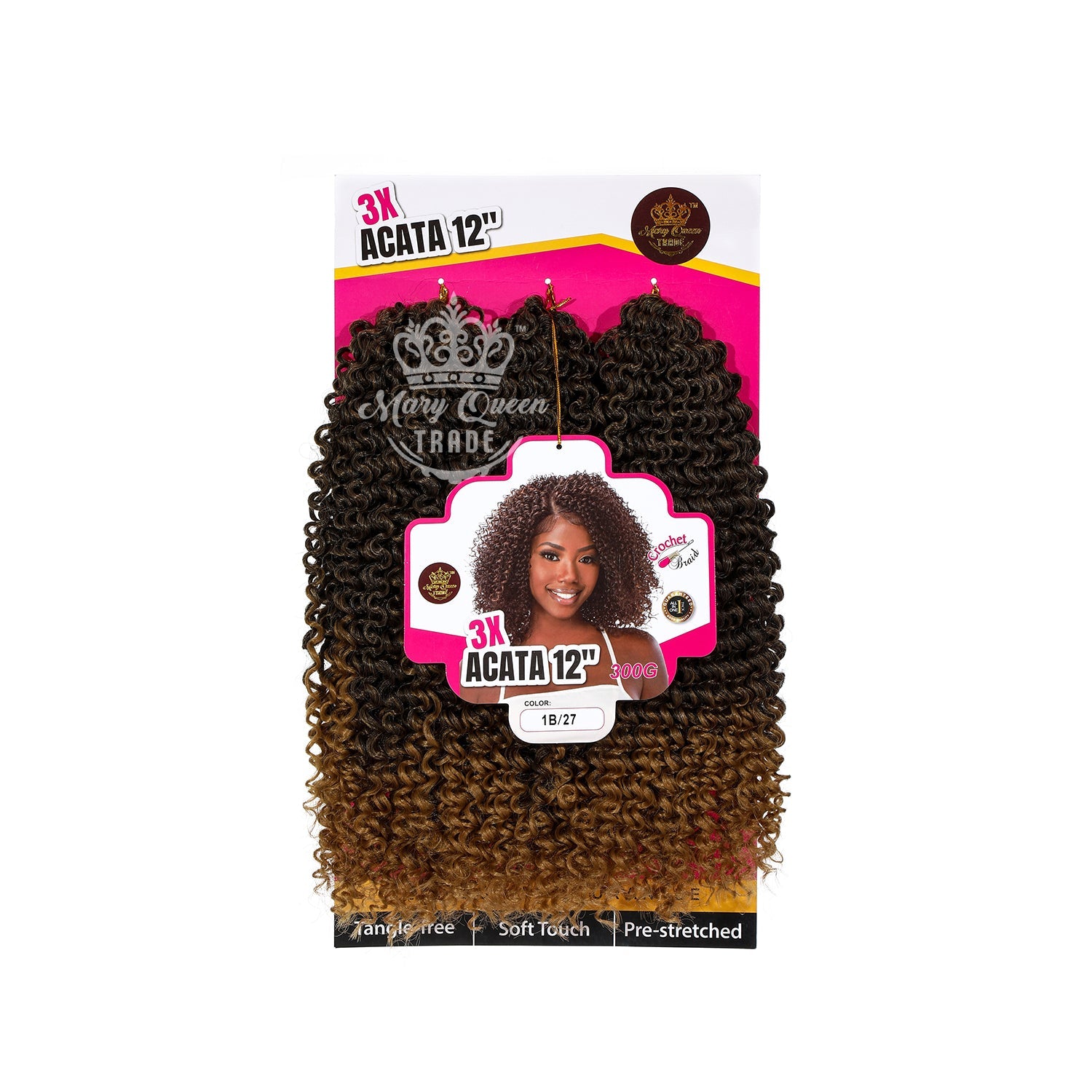 3X Acata Crochet Braids 12"