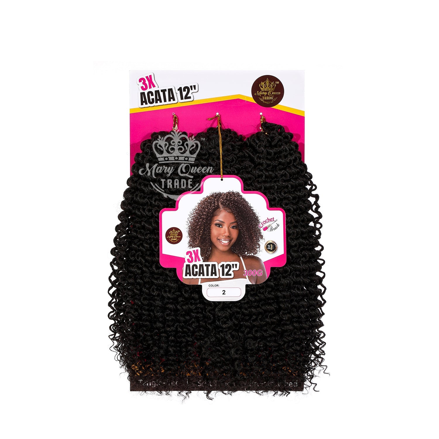 3X Acata Crochet Braids 12"