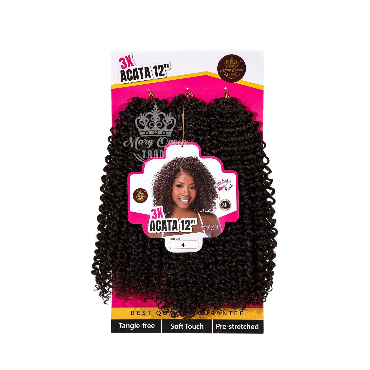 3X Acata Crochet Braids 12"