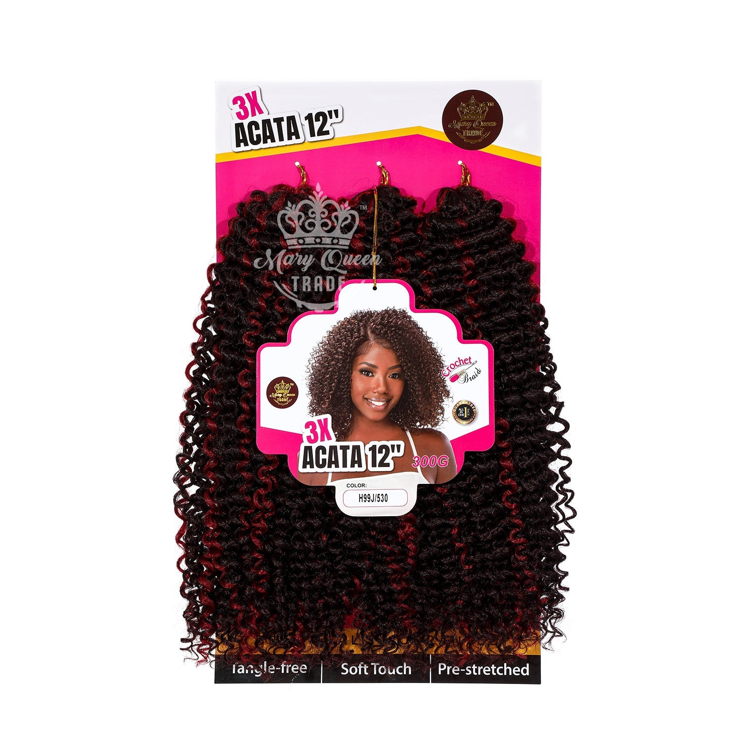 3X Acata Crochet Braids 12"