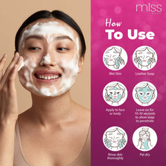 Fair and White Miss White Beauty Exfoliating Soap 200gr
