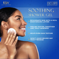 Fair and White Exclusive Shower Gel  Pomegranate and Melon extracts 1000 ml