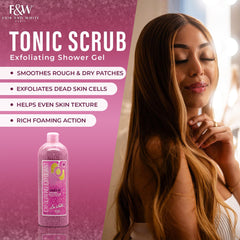 Fair And White So White Exfoliating Shower Gel With Tonic Scrub 940ml / 31.8 fl oz