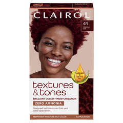 Clairol Textures & Tones Hair Color - 4R Crimson Red