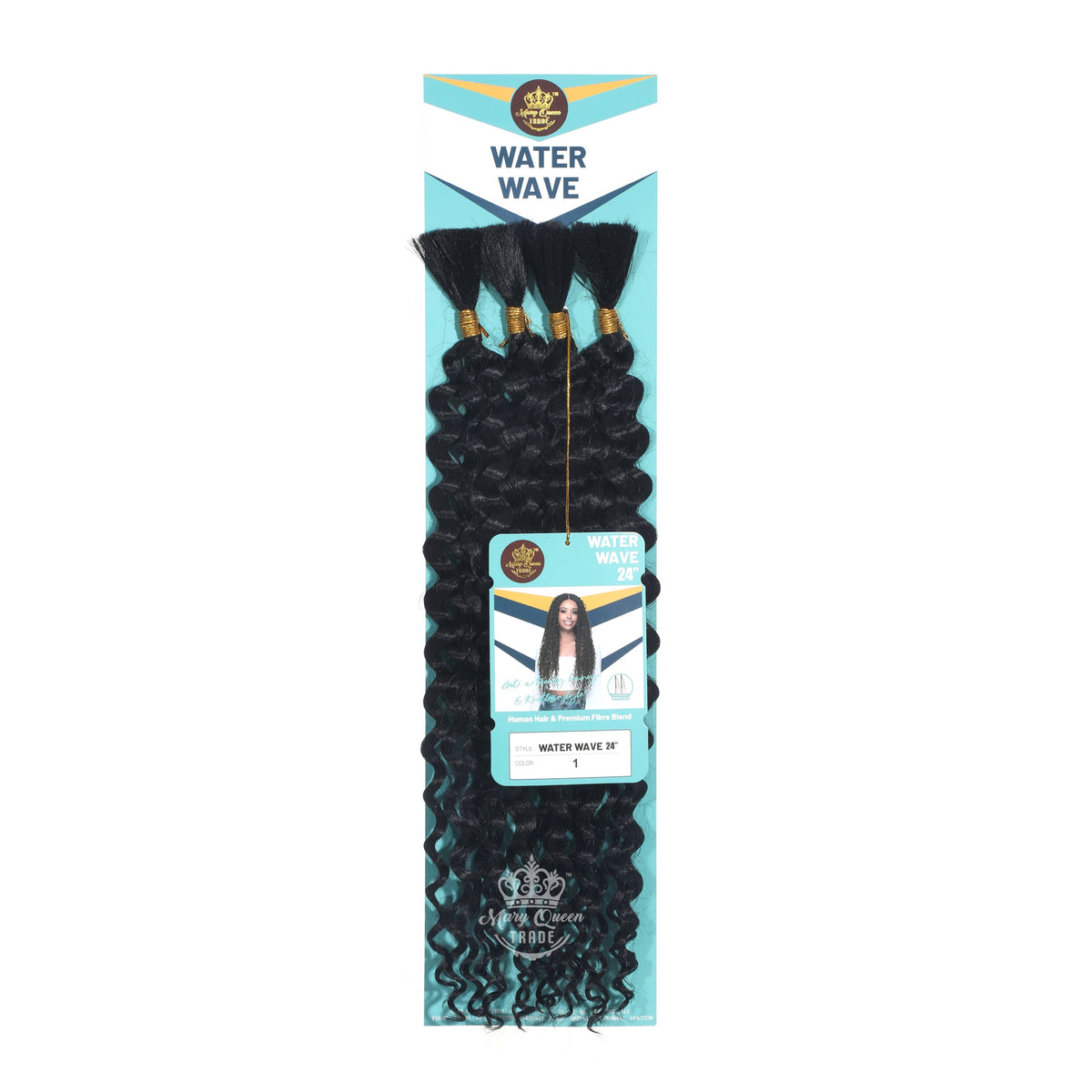 4X Water Wave 24" Boho Braiding Hair