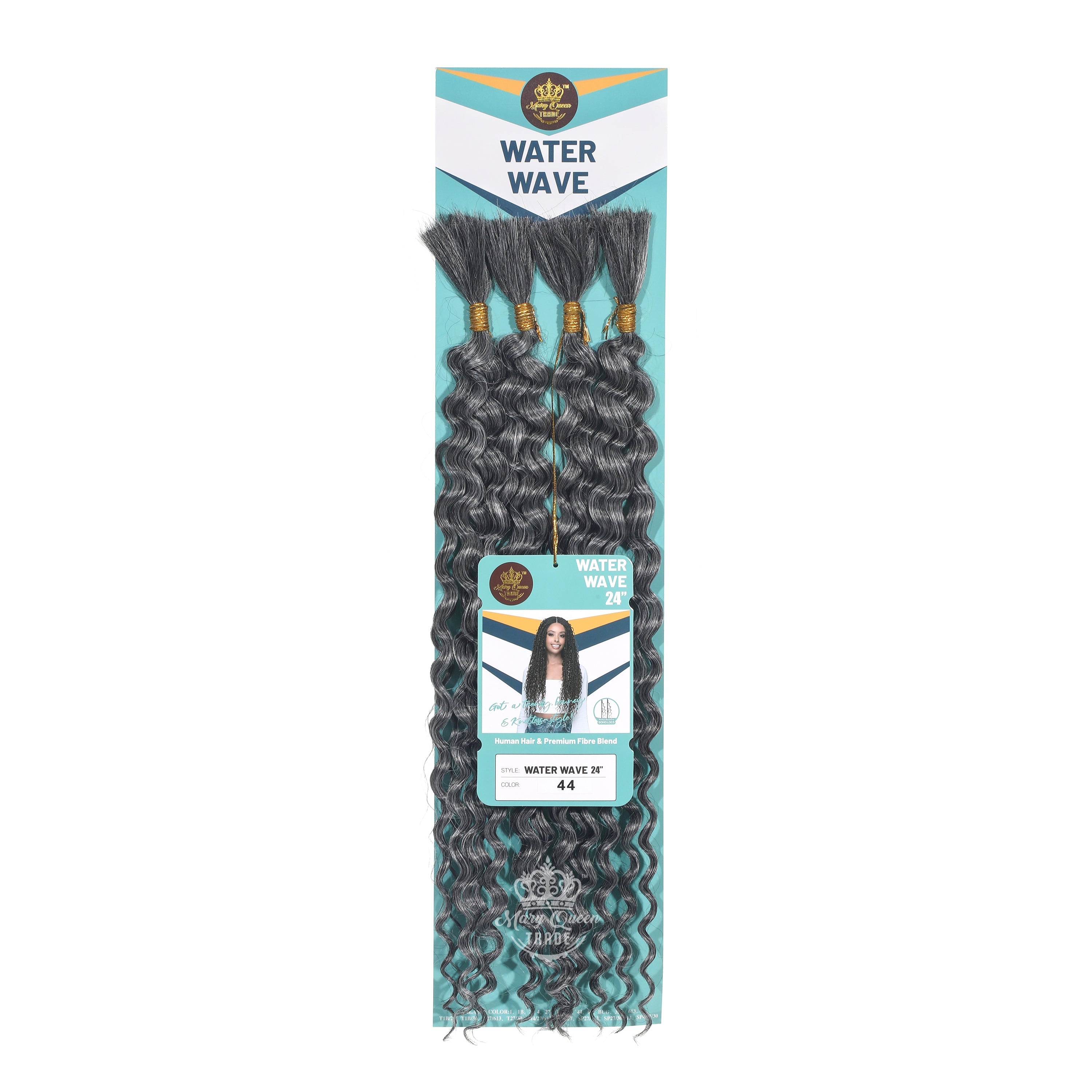 4X Water Wave 24" Boho Braiding Hair