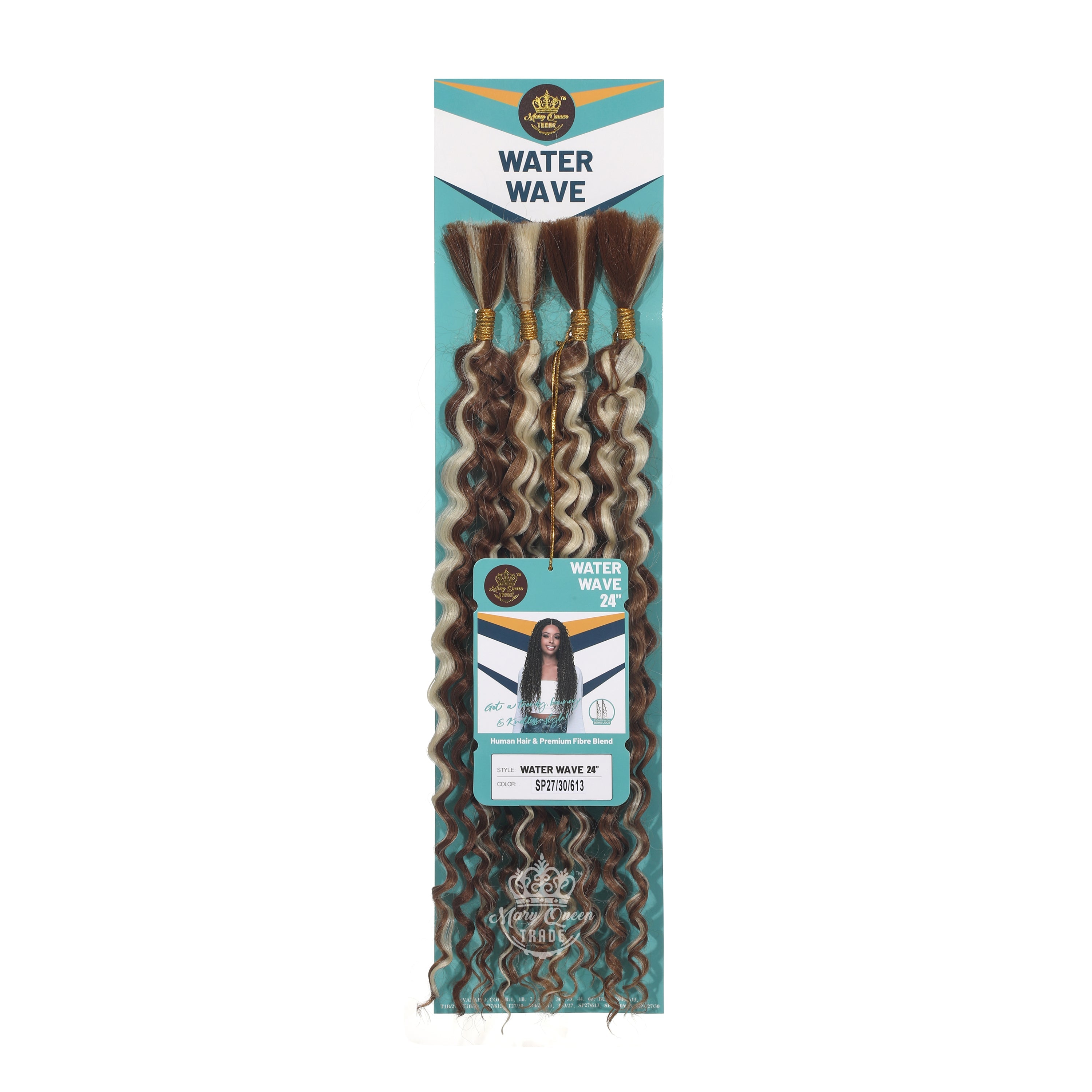 4X Water Wave 24" Boho Braiding Hair