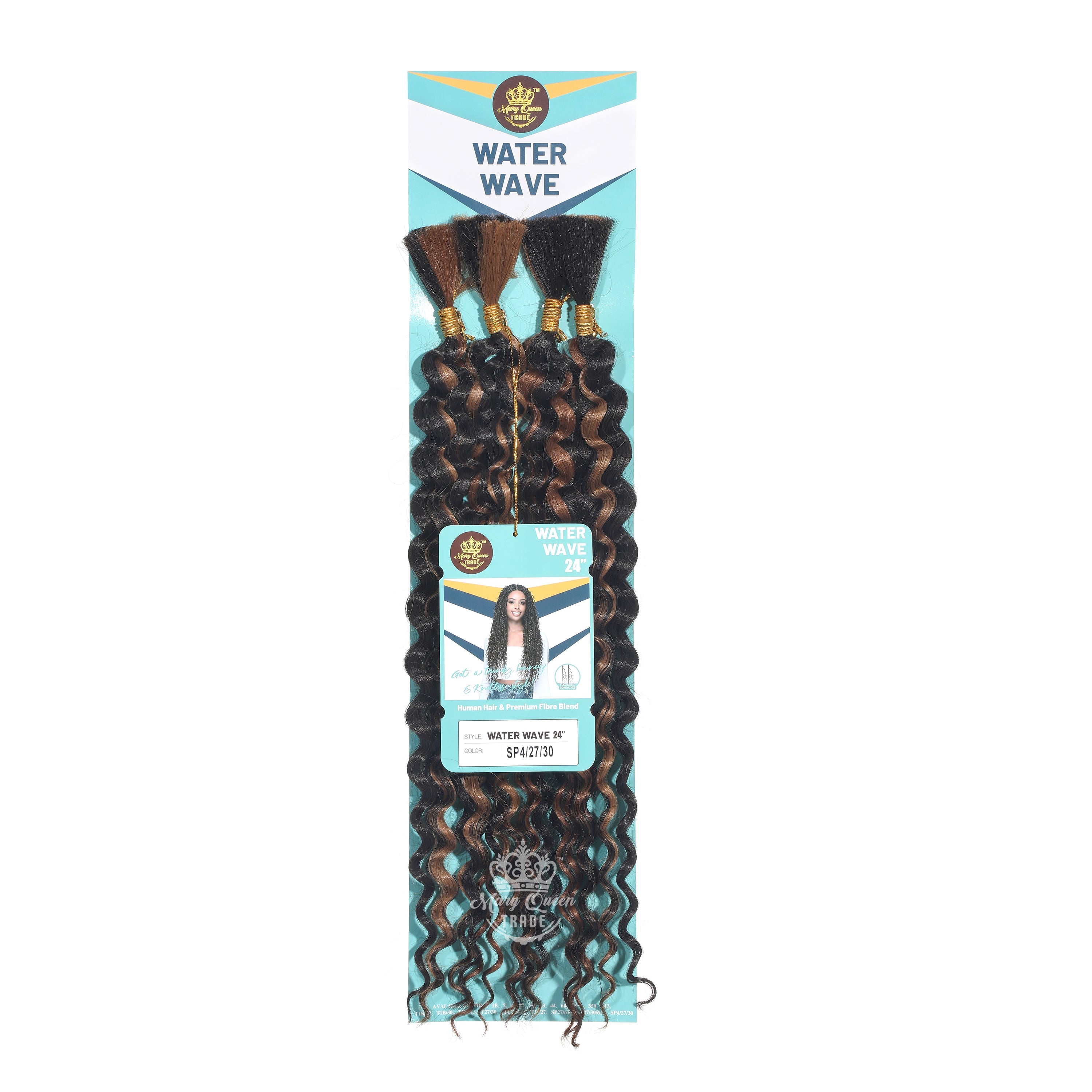 4X Water Wave 24" Boho Braiding Hair