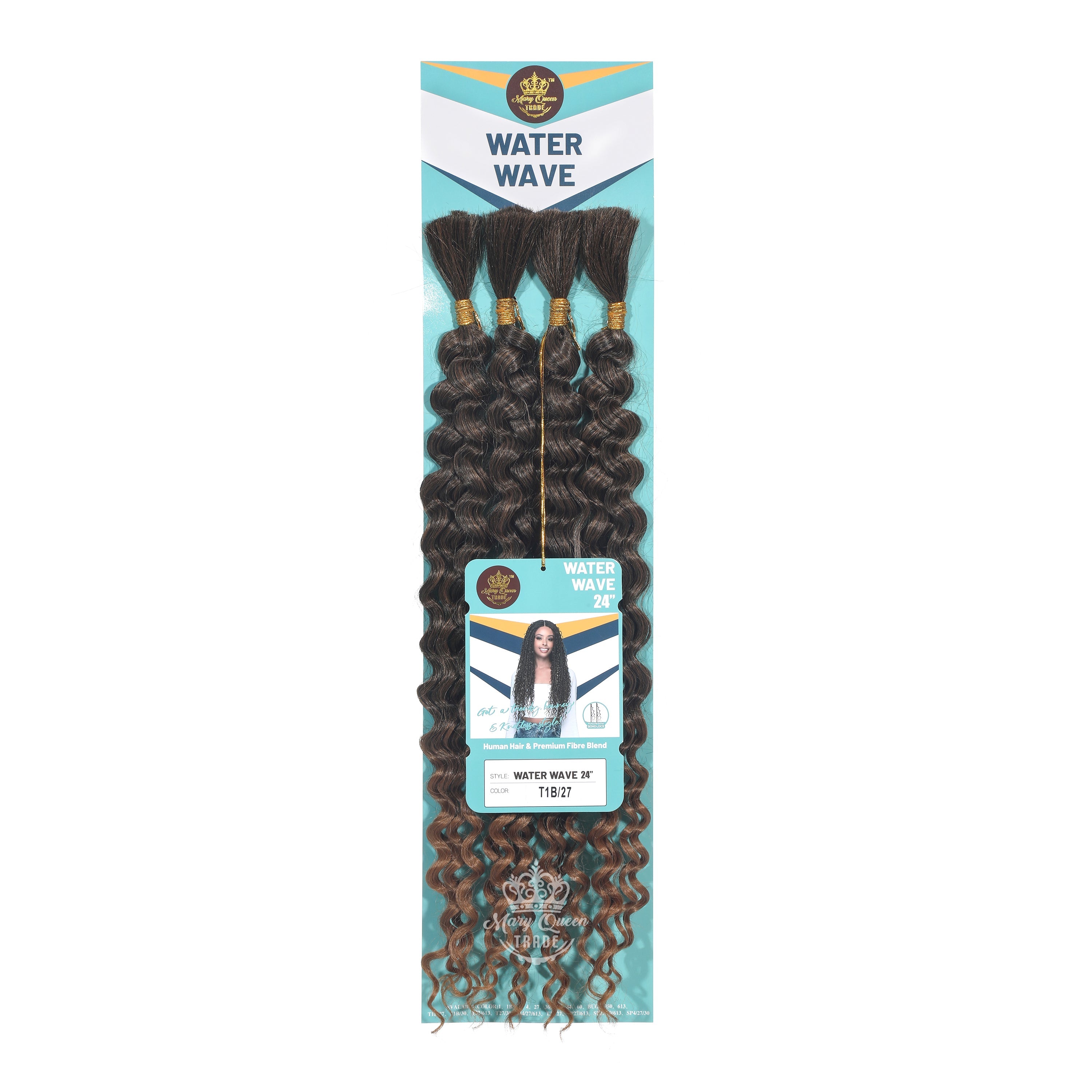 4X Water Wave 24" Boho Braiding Hair